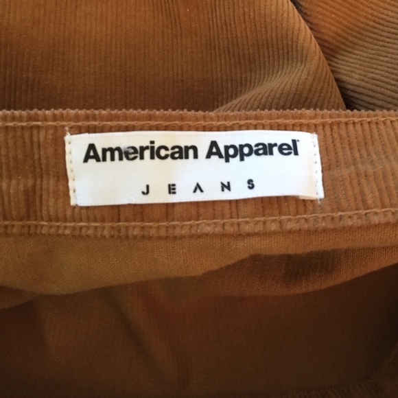 American Apparel corduroy tan skirt XS - Picture 2 of 3