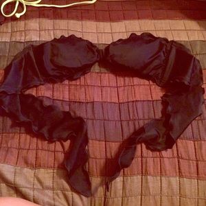 VS SCALLOPED BANDEAU BIKINI TOP