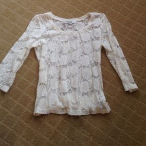 A lace shirt
