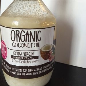 Organic Coconut Oil.