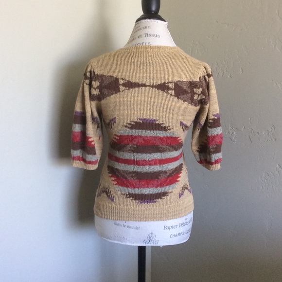 Ralph Lauren hand knit tribal Aztec Indian sweater - Picture 2 of 4