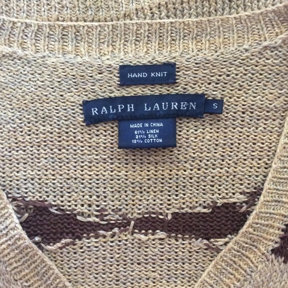 Ralph Lauren hand knit tribal Aztec Indian sweater - Picture 3 of 4