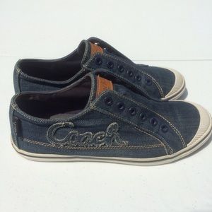 Coach denim shoes
