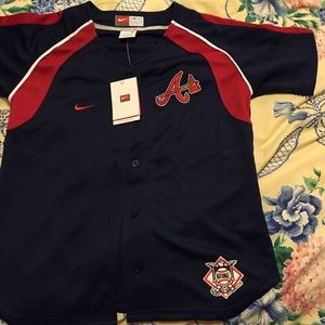 Atlanta Braves jersey button up