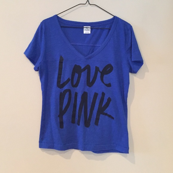 Royal Blue Victoria's Secret Pink Top