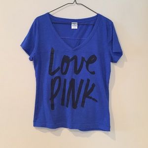 Royal Blue Victoria's Secret Pink Top