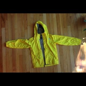 North Face Kids' Yellow Rainjacket