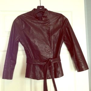Club Monaco Leather Jacket