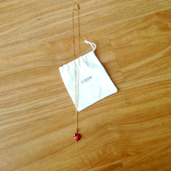 JCrew Ladybug Necklace