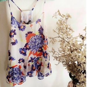 Michael Stars Floral Top