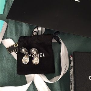 CHANEL Crystal Drop Earrings DISCONTINUED