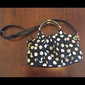 Lulu Guinness polkadot bow handbag