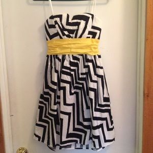 Strapless summer dress