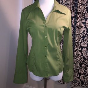 Beautiful green stretch Fred David shirt!
