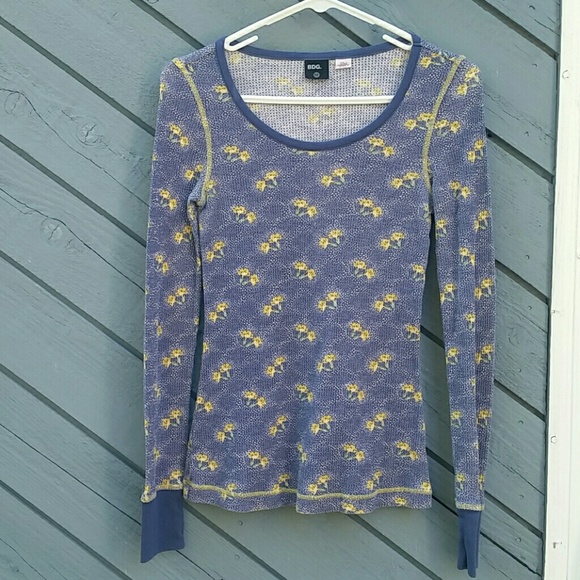 BDG Blue Thermal, Urban Outfitters