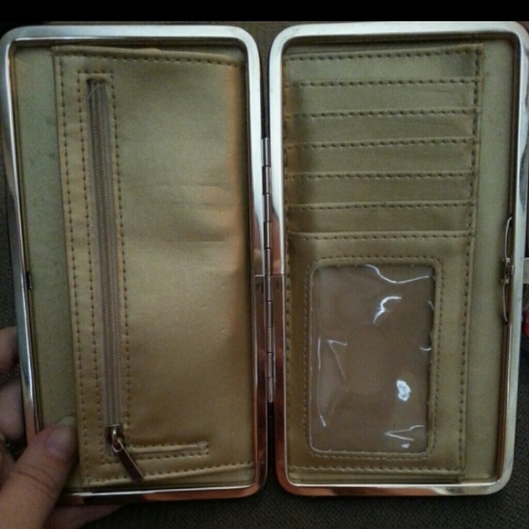 Black clutch style wallet