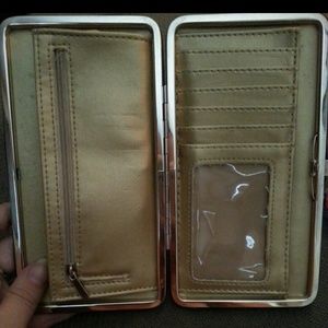 Black clutch style wallet