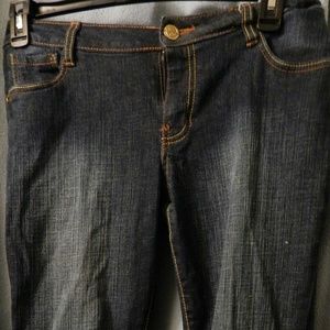 Straight Cut Blue Jeans