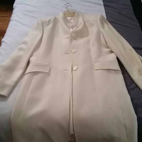 Cream pantsuit