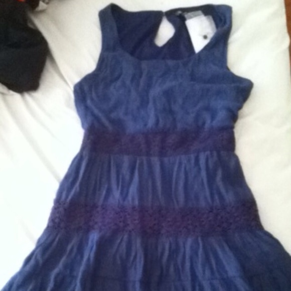 Navy blue Lily Rose dress. Never worn