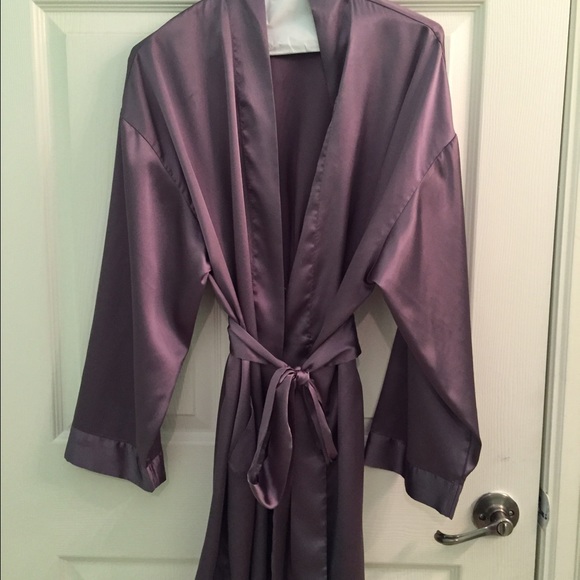 Victoria's Secret Sexy Silky Purple Robe OS