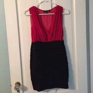 Red/black dress