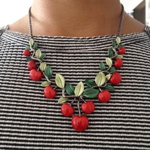NWOT Cherry Necklace
