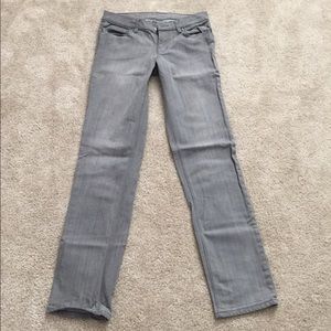 Grey Victoria's Secret straight/skinny jeans