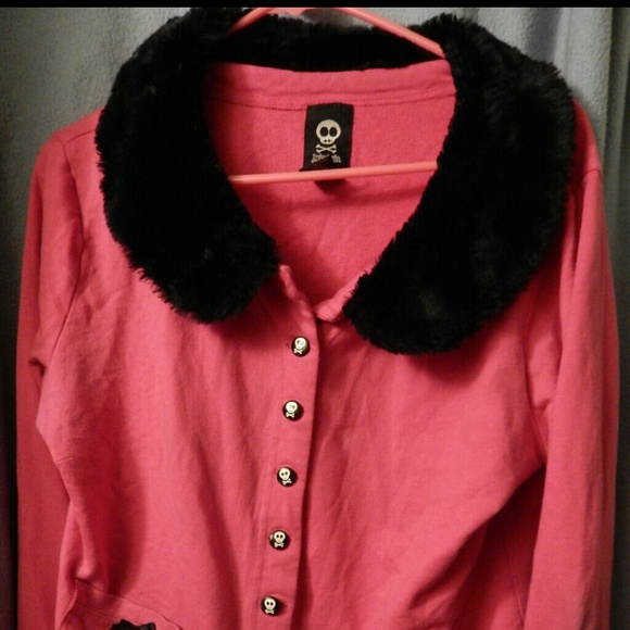 Hot Pink Jacket with pocket bows