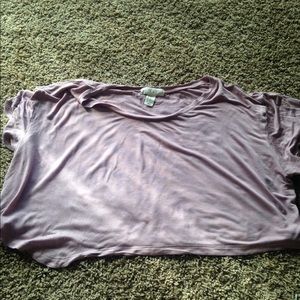 Loose lavender XII crop top in medium