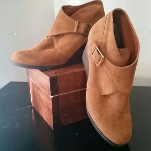 Lucky brand suede booties