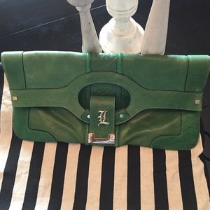 Green L.A.M.B clutch