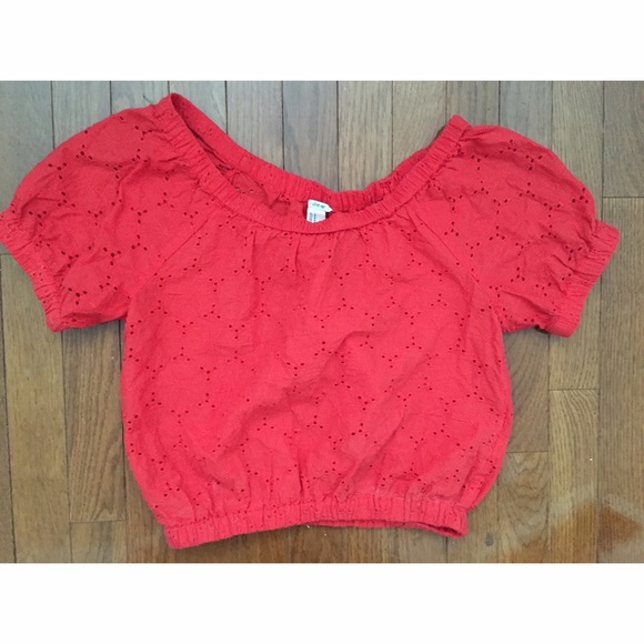 Forever 21 red crop top size M (fits S)