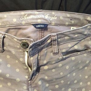 American Eagle polkadot jegging