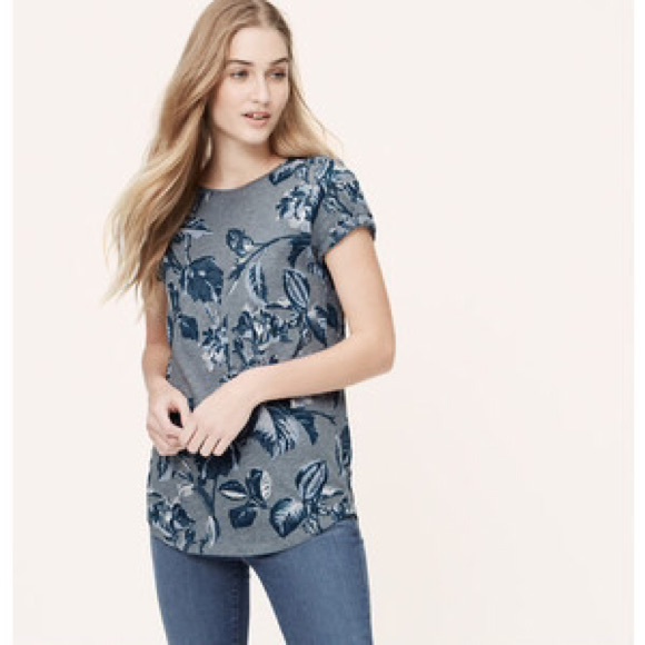 LOFT floral tee - Picture 4 of 4