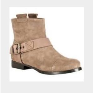 Rosegold Brown Suede Bootie