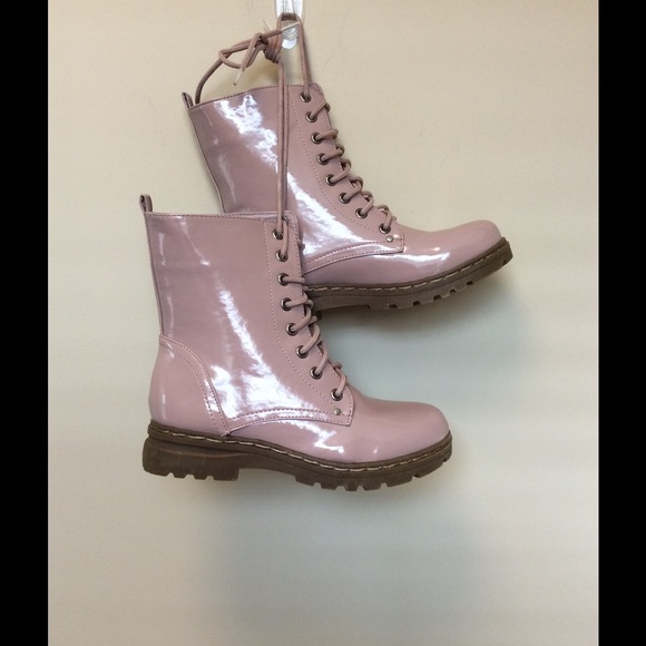 Collection by Carinni  Shoes - 💖Host Pick💖 Pink  lace up Boots NWOT