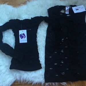 Workout dance tops 2 for 1