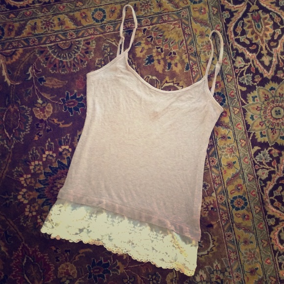Bordeaux lace trimmed camisole