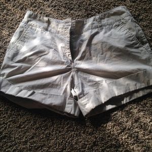 NY&Co khaki high-waist shorts