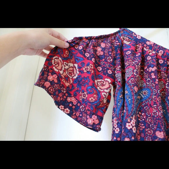 Off the shoulder boho top - Picture 2 of 2