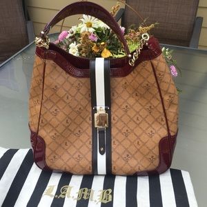 L.A.M.B. Monogram Handbag