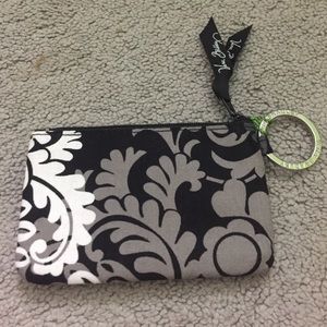 Vera Bradley zip ID case baroque