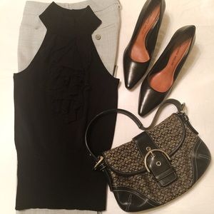 Express Design Studio halter sweater top