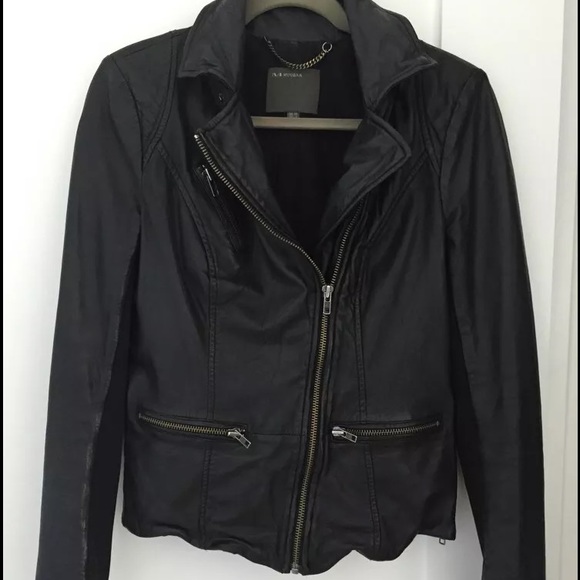 Muubaa Sirius leather jacket sz 10 UK/6 US - Picture 2 of 4