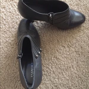 Franco Sarto bootie, worn once, no scuff marks