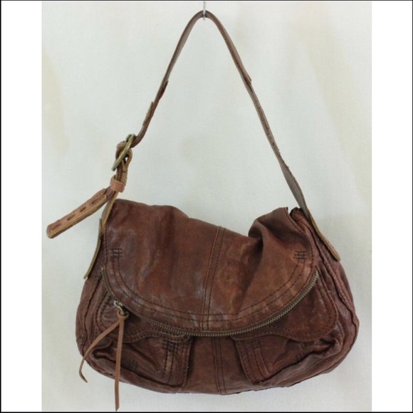 Lucky Brand Vintage Lamb Leather Shoulder Purse