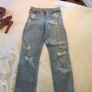 Carmar high waisted ripped jeans