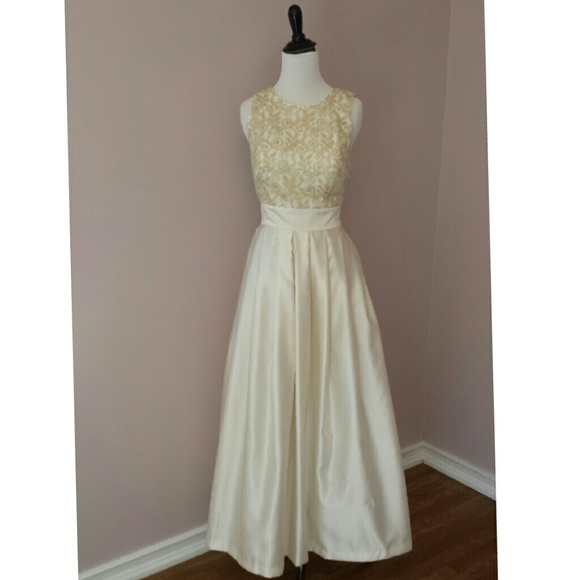 Ever Beauty Dresses & Skirts - Satin and Lace Evening Gown