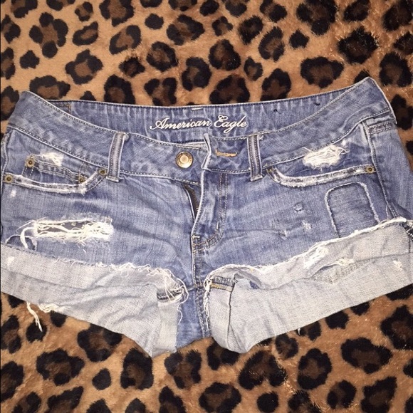 American Eagle distressed Jean shorts